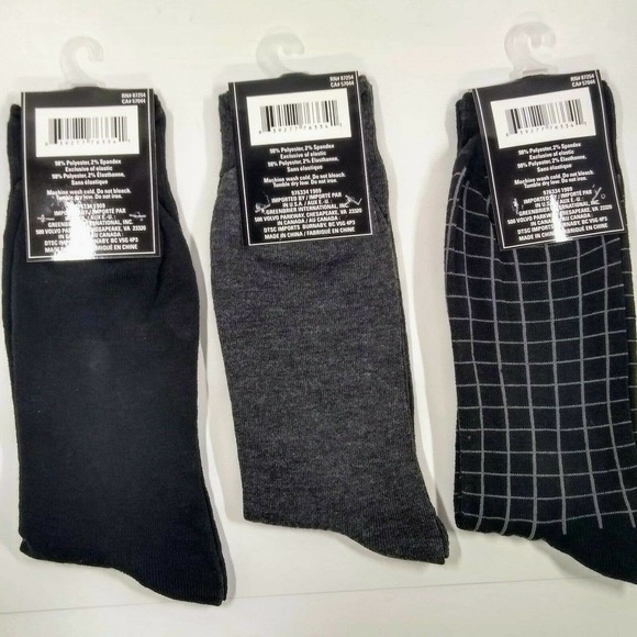 MENS FASHION DRESS SOCK 3 PAIR SIZE 6-12 - Picture 3 of 3